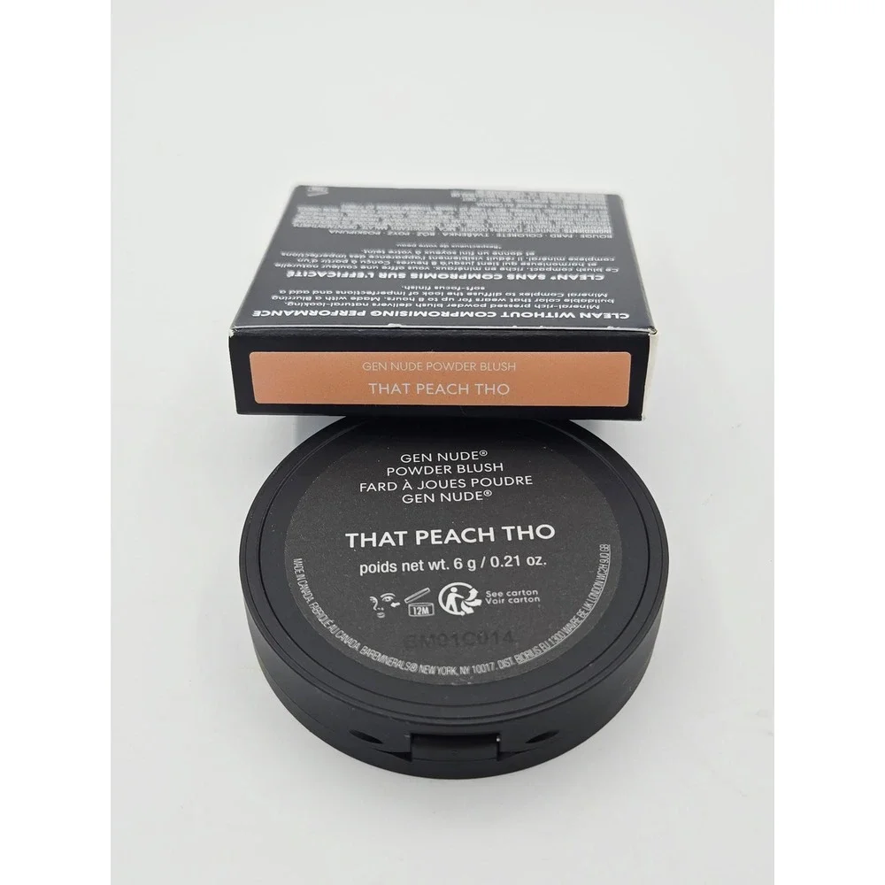 bareMinerals Gen Nude Powder Blush That Peach Tho 6g 0.21oz New in Box